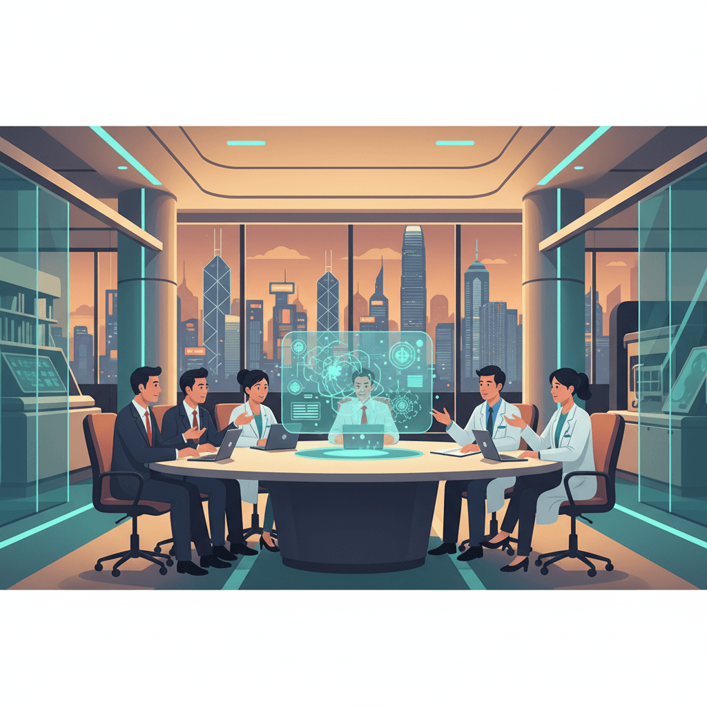Regulators and healthcare stakeholders collaborating on AI innovation